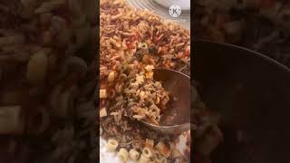 Famous Egyptian koshari 😋  الكشري المصري اللذيذ [upl. by Swenson505]