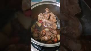 Kalderetang Manok ulamfortoday cooking happytummy kaldereta [upl. by Idnib562]