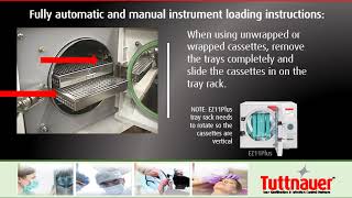 Instrument Loading for Tabletop Autoclave Sterilizers Tuttnauer USA [upl. by Gnoy]