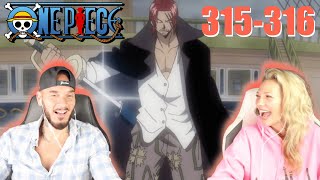 SHANKS MEETS WHITEBEARD  One Piece Ep 315316 Reaction amp Discussion 👒 [upl. by Trefler]