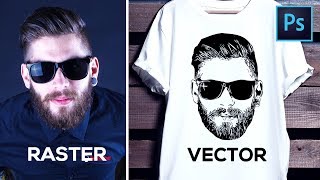 How to Convert Raster Image into Vector in Photoshop [upl. by Orelie]