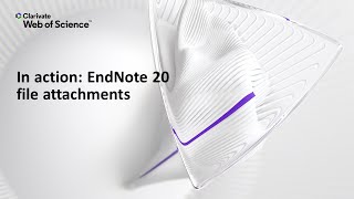 In action EndNote 20 Windows file attachments [upl. by Eimmat]