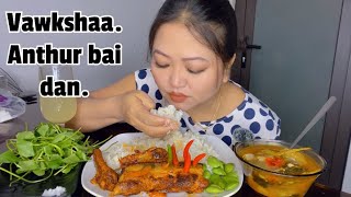 Vawksa thau tawk anthur bai dan zawngtah mu hmarcha lambak mukbang eating asmr Mizo Mukbang [upl. by Oniotna959]