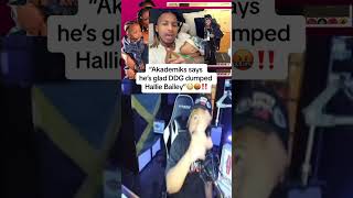 Akademiks says he’s happy that DDG broke up with Halle Bailey [upl. by Aicsile]