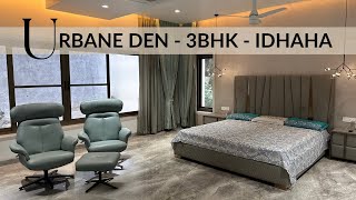 Urbane Den  3bhk  Shaikpet  Idhaha Interiors [upl. by Anaitsirk]