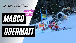 Marco Odermatt WC GS Alta Badia 121723 [upl. by Ericka171]