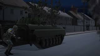 Ukraine Airport Battle Ambush at Zero Dark Thirty [upl. by Huskey188]