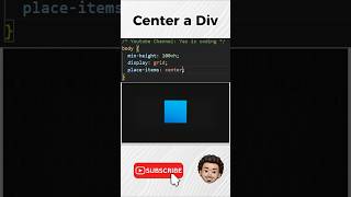 So How to Actually Center a Div codeing programming webdevelopment codewithdeveloper [upl. by Lia467]