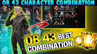 AFTER UPDATE BEST CHARACTER COMBINATION IN FREE FIRE  SOLO RANK PUSH CHARACTER Combination 2024 [upl. by Gillead183]