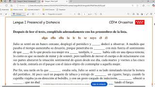 Repaso de pronombres El verbo I Ejercicios de conjugaciones verbales Lengua I ESO Adultos 2024 [upl. by Yramesor]