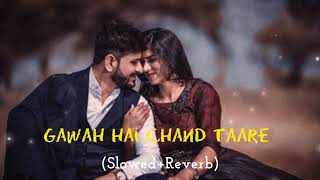 Gawah Hai Chand Taare 🥀❤️ SlowedReverb  Kumar Sanu  Damini  Romantic Lofi Song 💖✨ [upl. by Candie]