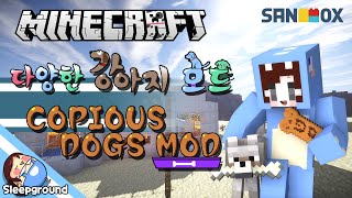 희망이 짝을 찾아라 마인크래프트 다양한 강아지 모드  Copious Dogs Mod  잠뜰 [upl. by Nylitsirk853]