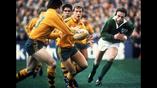 Wallabies v Ireland 1984 highlights [upl. by Kimberlyn]