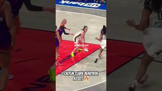 Caitlin Clark with the beautiful assist 🔥caitlinclark wnba basketball [upl. by Rusell80]