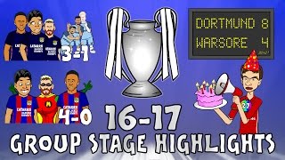 🏆UCL GROUP STAGE HIGHLIGHTS🏆 20162017 UEFA Champions League Best Games and Top Goals [upl. by Kimbra]