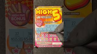 HIGH 5 Scratcher Satisfying Full Scratch  ASMR Win or Bust shorts [upl. by Adnovahs]