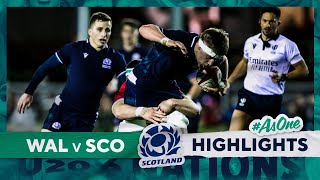 HIGHLIGHTS  Wales V Scotland  Under20 Six Nations Championship 2024 [upl. by Roberts]