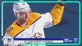 Stamkos returns to Amalie Arena [upl. by Hackett]