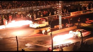 NitrOlympX 2022  Nightshow Highlights  Jet Cars Top Fuel Dragster quotWasserstoffraketequot [upl. by Alan]