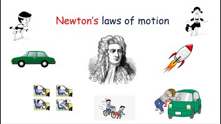 Newtons laws of motion Explained in Tamil [upl. by Leonsis380]