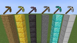 What pickaxe has the fastest speed in Minecraft [upl. by Lihas520]