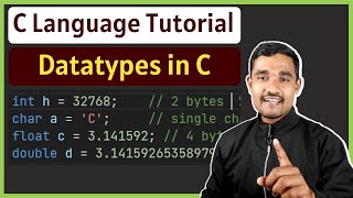 Datatypes in C  C Language Tutorial for Beginners [upl. by Lily]