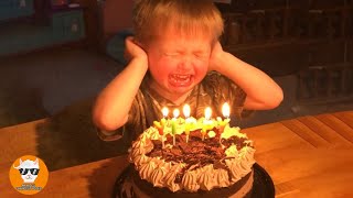 Baby Crying Because of Blowing Candles FAILS 3 ★ Funny Babies Blowing Candle Fail [upl. by Rehpotsirh]