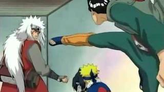 Funny Might Guy and Jiraiya moment  Dynamic Entry  Naruto HD [upl. by Akel]