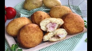 Bomboloni di patate sofficissimi e golosi fritti o al forno [upl. by Eelime]