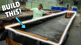 How to build a wooden Deep Water Culture Bed for Aquaponics [upl. by Lleznov]