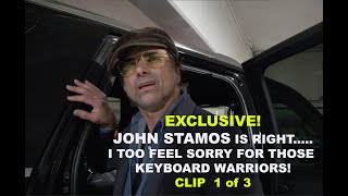 CLIP 1 of 3John Stamos Defends Bald Cap Controversy quotI Was Just Trying to Cheer Up My Friendquot EXCL [upl. by Chor]