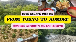 Best summer onsen in Japan Escape Tokyo and enjoy nature at Hoshino Resorts Oirase Keiryu Hotel [upl. by Danny]