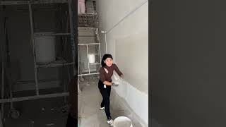 How to Prepare Tiles Wall ​ Wall paint​ Fast amp Beauty part 6218 [upl. by Spieler903]