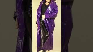 Leggings  Vinyl Trench Coat  Try on Haul [upl. by Ahsatal]