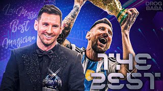 Leo Messi wins the FIFA best player award 2022 [upl. by Mcloughlin]