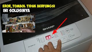 ganti modul mesin cuci Sharp ESF950PGY [upl. by Anirbus]