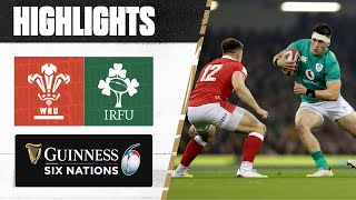 HIGHLIGHTS  🏴󠁧󠁢󠁷󠁬󠁳󠁿 Wales v Ireland ☘️  2023 Guinness Six Nations [upl. by Platus]