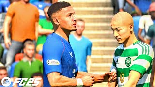 RANGERS VS CELTIC  AT IBROX STADIUM  EA FC 25 [upl. by Enom]