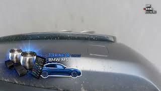 Active Electronic Exhaust System TerminatorExhaust for BMW X5 Diesel BMW M5 sound [upl. by Pesek]