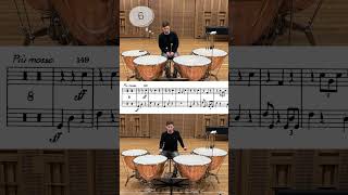 Orchestral Excerpts Timpani sheet  GUSTAV HOLST  The Planets  Jupiter mallets timpani [upl. by Kev971]