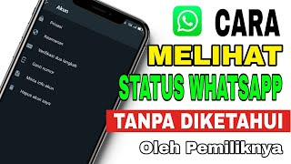 CARA MELIHAT STATUS WHATSAPP ORANG LAIN TANPA DIKETAHUI OLEH PEMILIKNYA [upl. by Ahsin]