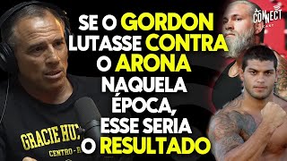 COMO SERIA UMA LUTA ENTRE RICARDO ARONA E GORDON RYAN  ROYLER GRACIE CONNECT CAST [upl. by Londoner]