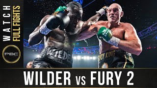 Wilder vs Fury 2 FULL FIGHT February 22 2020 [upl. by Neitsabes]