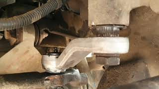 Pitman arm removal the easy way 2001  20075 GMC Sierra 2500 HD [upl. by Sivaj]