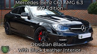 MercedesBenz C63 AMG 63 507 Edition registered November 2014 14 finished in Obsidian Black [upl. by Ainedrag850]