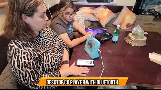 Desktop CD Player with Bluetooth [upl. by Anyahs]