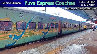 FULL JOURNEY FASTEST GARIBRATH EXPRESS  130Kmph  RELAXING ICF TRAIN SOUNDS 11B  INDIAN RAILWAYS [upl. by Danella714]