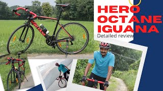 HERO OCTANE IGUANA REVIEW  IN THE SCENIC BEAUTY OF A VILLAGE  ROAD BIKE  CYCLING ADDICT  RIDER [upl. by Elliot]