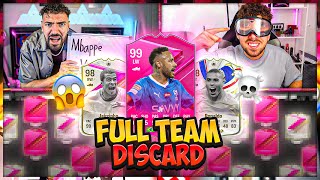 ES BRENNT 🚨 HARDCORE FUTTIES FULL TEAM DISCARD SQUAD BUILDER BATTLE ☠🔥 Wakez vs kleiner Cousin FC 24 [upl. by Christy]