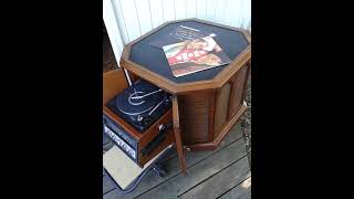 Early 1970s Magnavox Drum Table Stereo console [upl. by Ellehcram]